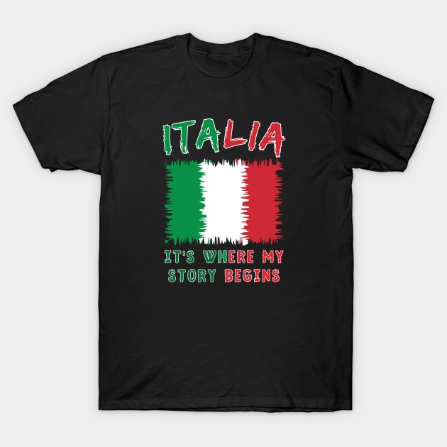 Italian T-Shirt by footballomatic